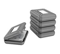 ORICO - 5 Pzs Funda Protectora para Disco Duro DE 3,5 Pulgadas - Estuche Protector para Western Digital WD Seagate Toshiba Samsung (3.5", Gris)