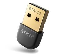 ORICO BTA6.0 Adaptador Bluetooth USB para PC de sobremesa - Receptor dongle de largo alcance, EDR y BLE, compatible con Bluetooth 5.0, sincronización de hasta 7 dispositivos inalámbricos (BTA-60)