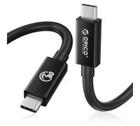 ORICO Cable Thunderbolt 5, 80Gbps Cable USB-C a USB-C, 240W de Potencia, hasta 120Gbps de ancho de banda, pantalla 8K, compatible con Thunderbolt 5/4/3, iPhone 16, MacBook