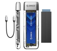 ORICO Carcasa SSD M2 NVMe, Sin Herramientas 10Gbps Carcasa NVMe M.2, USB 3.2 Gen 2 Caja Adaptador SSD M.2 para NVMe PCIe M-Key/(B+M) Key 2230/2242/2260/2280 SSD, Soporte UASP Trim-TXM2