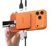 ORICO Conexión de Acoplamiento Magnética USB C, Carcasa para SSD M.2 2230 NVMe, Docking Station 8 en 1 con HDMI 4K@60Hz, PD 100W, USB-A 10 Gbps, SD/TF, Audio. Hub USB C Dockingstation para iPhone MG7