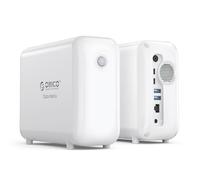 ORICO DataMatrix Disco Duro Externo 9TB, 1TB SSD para procesamiento + 8TB HDD para Copia de Seguridad, 1-GbE, USB-C/USB-A 10Gbit/s, Almacenamiento y hub Todo en uno, DM102