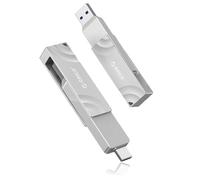 ORICO Disco duro externo SSD con doble USB-A y USB-C, 512 GB portátil de estado sólido, 1050 MB/s, alta velocidad, compatible con iPhone 17/16/15, Android, Tablet, PS4, Windows, MacOS