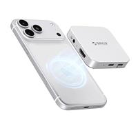 ORICO - Estación de acoplamiento USB-C magnética, carcasa SSD M.2 NVMe, Docking Station 6 en 1 con HDMI 4K@60Hz, PD 100W, USB-A/USB-C 10Gbps, Audio, Hub USB-C Dockingstation para iPhone/Pro Max/Lenovo