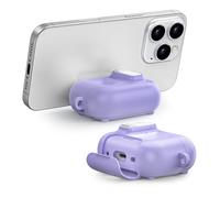 ORICO Funda para AirPods Pro 2ª Generación con Soporte, Carga MagSafe y Tapa magnética, Potente protección contra caídas,Morado-CP32P