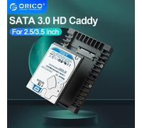 ORICO Adaptador para Discos Duros de 2,5'' a 3,5'', Marco de Soporte de Montaje Convertidor de Disco Interno para SATA SSD HDD de 2,5 Pulgadas de 7 9.5 12mm (1125SS)