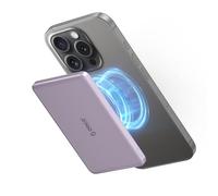 ORICO Kada Magsafe - Cargador portátil inalámbrico de 5000 mAh con cable tipo C hecho de aleación, paquete de batería magnética ultra delgado de 20 W PD de carga rápida para iPhone 16/15/14/13/12 Pro