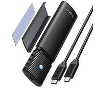 ORICO M.2 NVMe SATA SSD adaptador sin herramientas, USB C 3.2 Gen 2 10Gbps NVME, 5Gbps NGFF SATA PCIe M-Key (B+M Key) 2230/2242/2260/2280, lector M2 externo de aluminio compatible con UASP Trim- PWDM2