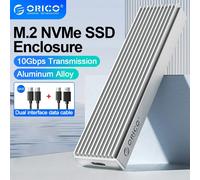 ORICO M.2 NVMe SSD caja 10Gbps SSD para herramienta de disco duro externo M.2 gratis USB3.1 GEN2 tipo-c M.2 SSD funda para Pc NVME - 10Gbps