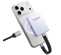 ORICO Magnética M.2 NVMe SSD Carcasa para iPhone 15/16/17 Pro - USB-C 3.2 Gen2 10Gbps, Grabación 4K ProRes, Carga PD 100W, SSD 2230/2242 2TB - AP42P