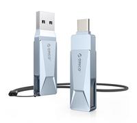 ORICO Memoria USB 128 GB USB 3.2 OTG, hasta 150 MB/s, Azul, CB05 | Pendrive 2 en 1 Tipo C, Carcasa de Metal, Compatible con iPhone 17/16/15, Android, Smartphones, Tablets, Mac y Portátiles