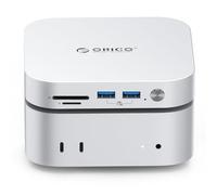 ORICO MiniMate SSD Externo Compatible con Mac Mini M4, Procesamiento de Datos de 40Gbps(3200MB/s), (1000MB/s), USB 3.0(10Gbps) * 3, TF & SD 4.0, Interruptor de Encendido, M4Ultra (8TB)
