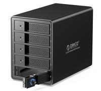 ORICO Raid Carcasa Externa para 5 Discos Duros,USB 3.0 a SATA Caja Disco Duro 3.5" para HDD y SSD SATA I/II/III,Soporta Raid-Raid 0/1/5/10,MAX 80 TB