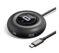 ORICO RGB USB C HUB 4 puertos 3,0 5Gbps multi USB divisor con carga tipo C adaptador OTG delgado para PC Macbook Pro Lenovo HDD 4 USB3.0 180cm