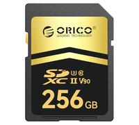 ORICO SD90 Tarjeta SD 256GB UHS-II C10 U3 V90, Lectura hasta 300 MB/s