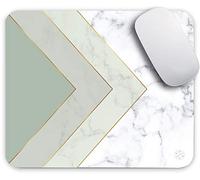 Oriday Cojín de ratón para Juegos Personalizados para el hogar y la Oficina, Moderno gradación de diseño para Mujeres Antideslizantes de Goma Gruesa Alfombrilla de ratón(Menta mármol) 9.5 "x 7.9 "