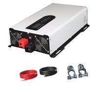 ORIDLECTAL Inversor de Corriente, Convertidor DC 12V-48V a AC 110V-220V, Inversor Onda Pura 5000W-10000W, con Pantalla LCD, para Camping y Autocaravanas 24V8000W
