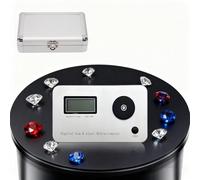 ORIDLECTAL Probador de Gemas y Diamantes Profesional, Refractómetro para Gemas, Error ±0,005, Precisión 0,001, Índice 1,300-3,000, Herramienta Portátil para Joyería y Jade