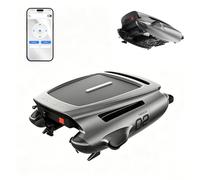 ORIDLECTAL Robot Skimmer Solar para Piscinas con Control por App, Limpieza Superficial 24/7, Cesta de 4,1 L, Resistente a Sal y Cloro, Funciona en Todo Clima