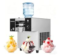 ORIDLECTAL Suave Raspadora de Hielo Comercial: Textura cremosa en Escamas, un Toque, Acero Inoxidable, para Tiendas de té con Leche
