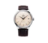 Orient Bambino 38mm - Reloj de Pulsera mecánico automático y de Cuerda Manual para Hombre con Correa de Cuero y Pantalla analógica - RA-AC0M