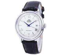 Orient Bambino Automático Blanco Esfera Vestido Cuero FAC00009W0 Reloj de Hombre
