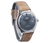 Orient Classic Bambino V4 Segunda generación - Reloj de Pulsera mecánico automático y de Cuerda Manual de Cuero clásico Elegante Delgado RA-AC0P, Azul Cielo., Clásico