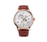 Orient Classic Bambino Sun & Moon - Reloj de pulsera para hombre automático y de carga manual mecánico clásico