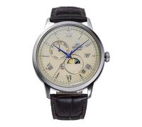 Orient Classic Bambino Sun & Moon - Reloj de Pulsera para Hombre automático y de Carga Manual mecánico clásico