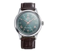 Orient Classic Bb00 Niño 38 Roman - Reloj Unisex automático y de Carga Manual mecánico clásico Correa de Piel marrón Caja de Acero Inoxidable Esfera Verde - RA-BB0001E