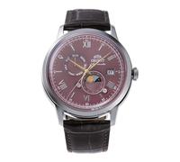 Orient Esfera Burdeos Automático Vestido Correa Cuero RA-AK0807R Hombre