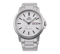 Orient Contemporary Conmuter AA0C - Reloj de Pulsera para Hombre automático con Cuerda Manual, Acero Blanco, Informal
