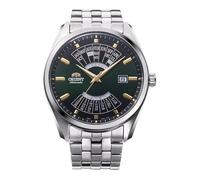 Orient Contemporary Multi Year Calendar - Reloj de Hombre automático de Carga Manual Casual BA00, Acero Verde, Informal