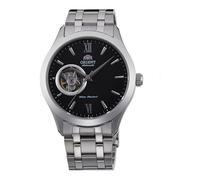 Orient Contemporary Open Heart AG03 - Reloj automático para Hombre con Cuerda Manual, 39 mm Acero Negro, Informal
