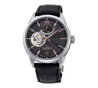 Orient RE-AT0007N00B - Reloj analógico automático para Hombre con Correa de Piel, Plata-Negro-marrón, Correa
