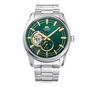 Orient Contemporary Small Seconds Semi Skeleton - Reloj de Hombre automático de Carga Manual Casual AR00, Acero Verde, Informal