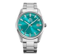 Orient Stretto RA-AC0R06L30B - Reloj mecánico automático unisex de 38,5 mm, esfera azul, caja y pulsera de acero inoxidable, indicador de fecha, edición limitada
