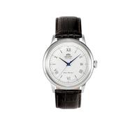 Orient de Hombre de 2ª Gen Bambino Ver. 2 'japonés automático Reloj Vestido de Cuero y Acero Inoxidable, Color: marrón (Modelo: fac00009 W0)