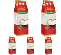 Orient Gourmet Arroz Jazmín 1000 g (Paquete de 5)