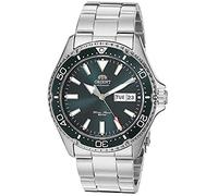 Orient Kamasu - Reloj de Buceo automático japonés de Acero Inoxidable para Hombre, Verde - Pulsera Metal, Reloj de Buceo