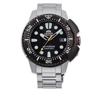Orient M-Force - Reloj de Pulsera automático para Hombre, Cuerda Manual, mecánico, Deportivo, Negro, Pulsera