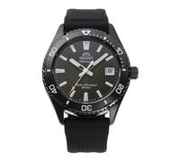 Orient Mako RA-AC0Q10N30B - Reloj automático con esfera negra y correa de goma para hombre