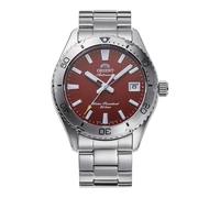 Orient Mako RA-AC0Q09R30B - Reloj automático con esfera roja y correa de acero inoxidable para hombre