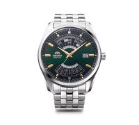 Orient Multi-Year Calendario Mecánico Esfera Verde Acero Reloj para Hombres R...