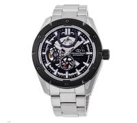 ORIENT Orientstar RK-AV0A01B - Reloj automático para hombre, esqueleto vanguardista, deportivo, reloj de pulsera plateado enviado desde Japón, plateado, reloj automático, plata, Reloj automático