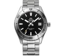 Orient Sports Diver Mao RA-AC0Q - Reloj de Pulsera mecánico automático y Manual de Acero o Piel Deportiva, 40 mm, Acero Negro Grafito, Minimalista