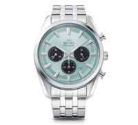 Orient Reloj Analógico para Hombres de Funciona con energía Solar con Correa en Acero Inoxidable RN-TX0304L