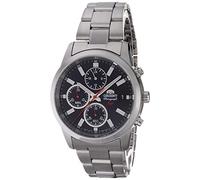 Orient Reloj Cronógrafo para Hombre de Cuarzo con Correa en Acero Inoxidable FKU00002D0