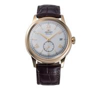 Reloj para hombre Orient Bambino Small Seconds 38 mm esfera blanca correa de ...