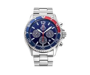 Orient Sports Diver Mako Solar Chrono RA-TX02 - Reloj de Pulsera con cronógrafo de Cuerda Solar de Acero Deportivo, Sumergible